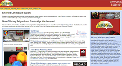 Desktop Screenshot of emeraldlandscapesupply.com